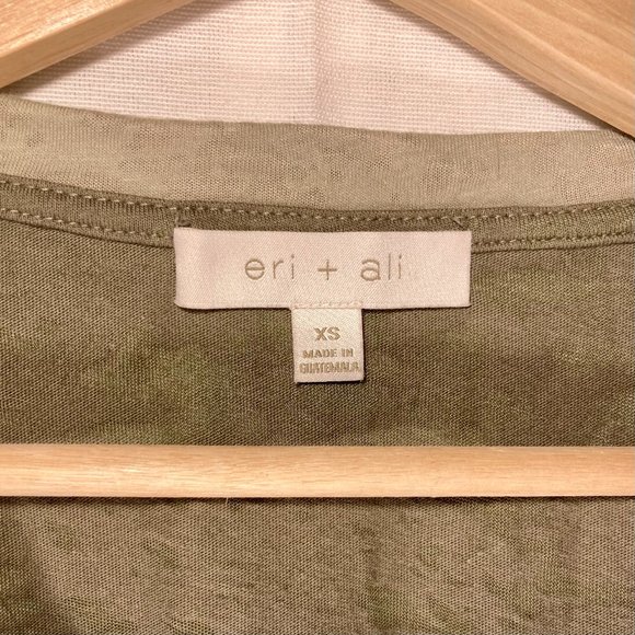 Eri + Ali Green Layered  Top Burnout Utility - Picture 4 of 5